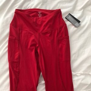 Red Athletic Leggings *BRAND NEW*